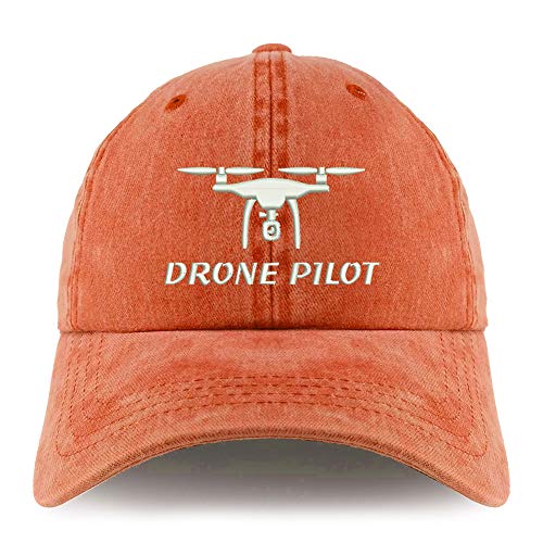 Trendy Apparel Shop Drone Pilot Embroidered Pigment Dyed Unstructured Cap
