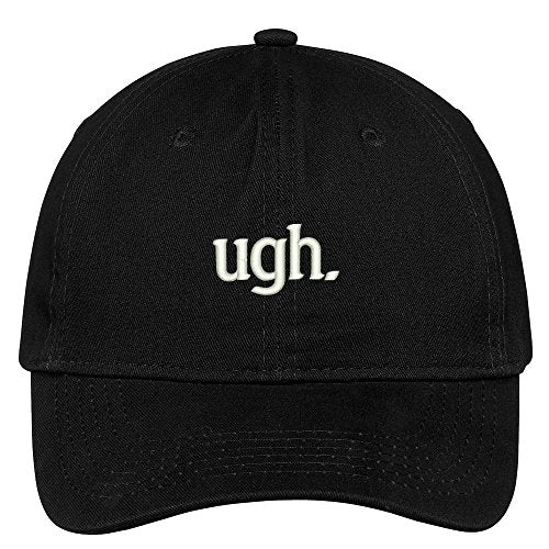 Trendy Apparel Shop UGH Embroidered Soft Low Profile Adjustable Cotton Cap