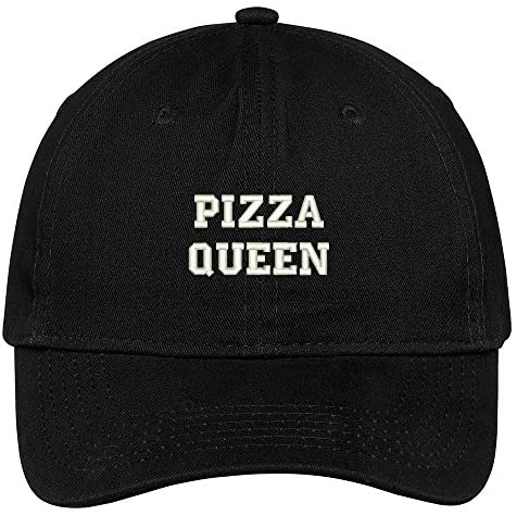 Trendy Apparel Shop Pizza Queen Embroidered Low Profile Adjustable Cap Dad Hat