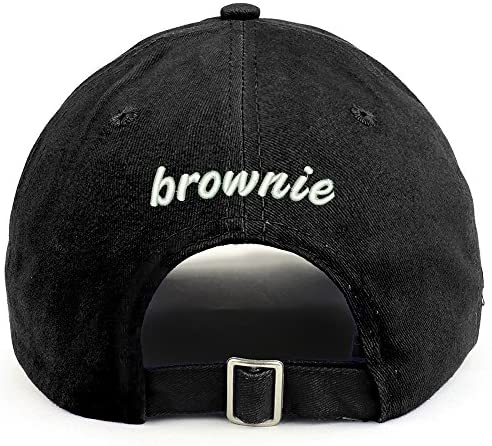Trendy Apparel Shop Brownie (Back) Embroidered 100% Cotton Dad Hat