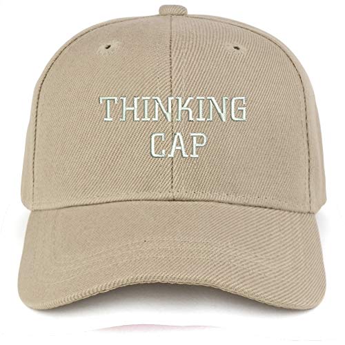Trendy Apparel Shop Thinking Cap Embroidered Youth Size Kids Structured Baseball Cap
