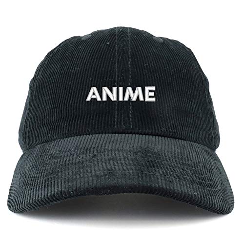 Trendy Apparel Shop Anime Cotton Corduroy Unstructured Baseball Cap