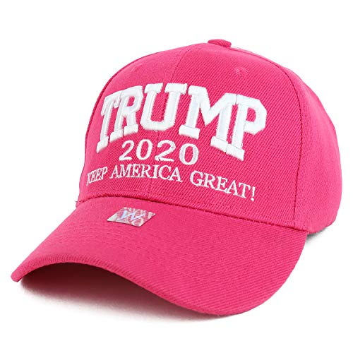 Trendy Apparel Shop 3D Trump 2020 Keep America Great Embroidered Structured Cap