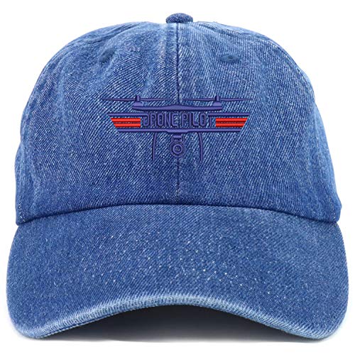 Trendy Apparel Shop Youth Drone Top Gun Pilot Soft Crown Baseball Cap