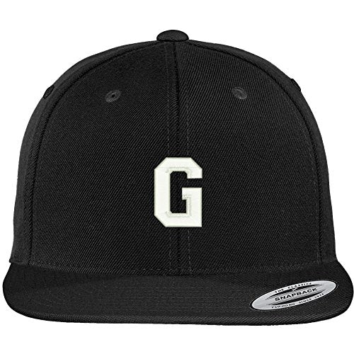 Trendy Apparel Shop Letter G Collegiate Varsity Font Initial Embroidered Baseball Cap