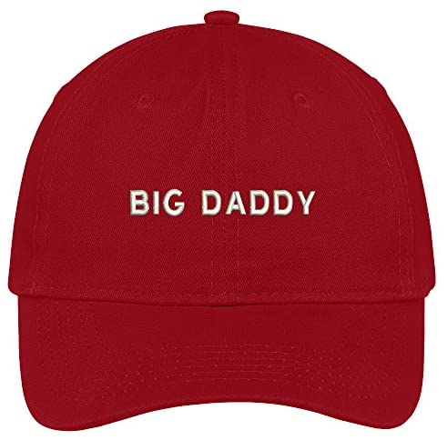 Trendy Apparel Shop Big Daddy Embroidered Cap Premium Cotton Dad Hat