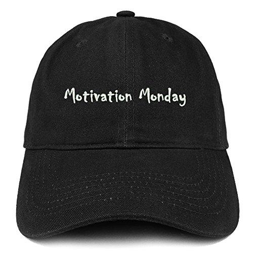Trendy Apparel Shop Motivation Monday Embroidered Soft Cotton Dad Hat