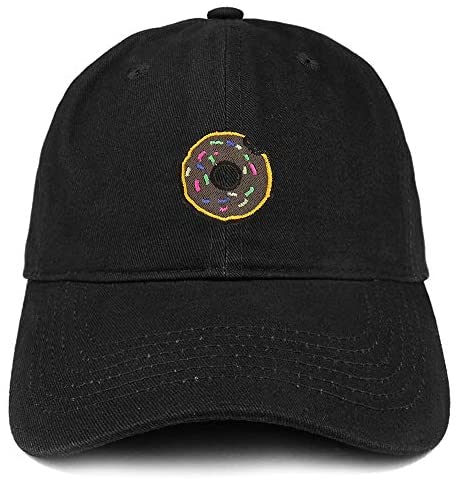 Trendy Apparel Shop Donut Patch Brushed Cotton Unstructured Dad Hat