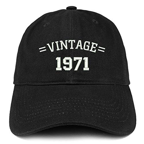 Trendy Apparel Shop Vintage 1971 50th Birthday Baseball Cap