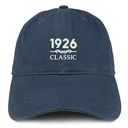 Trendy Apparel Shop Classic 1926 Embroidered Retro Soft Cotton Baseball Cap
