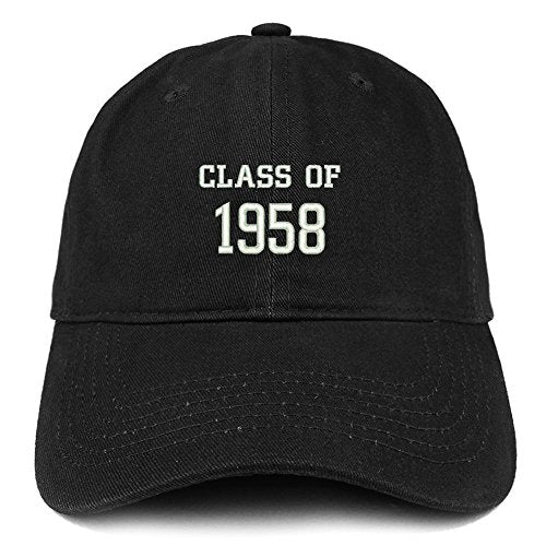 Trendy Apparel Shop Class of 1958 Embroidered Reunion Brushed Cotton Baseball Cap