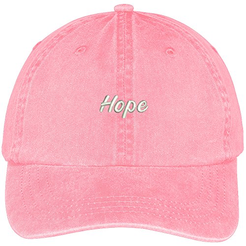 Trendy Apparel Shop Hope Embroidered Washed Cotton Adjustable Cap