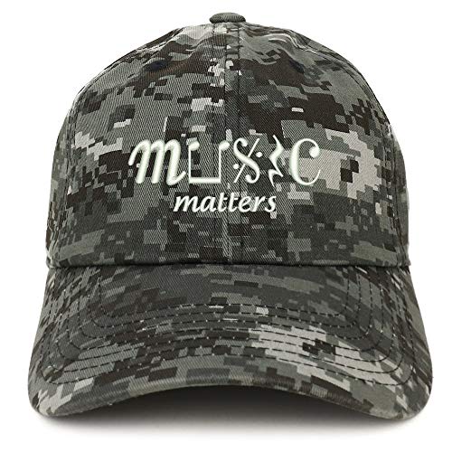 Trendy Apparel Shop Music Matter Embroidered Brushed Cotton Cap