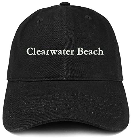 Trendy Apparel Shop Clearwater Beach Embroidered Brushed Cotton Cap