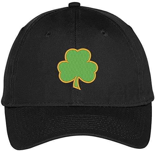 Trendy Apparel Shop Irish Shamrock Clover Embroidered Baseball Cap