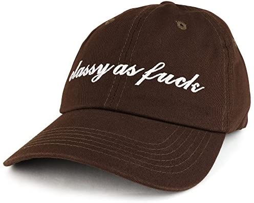 Trendy Apparel Shop Classy As Fuck Embroidered Unstructured Low Profile Dad Hat