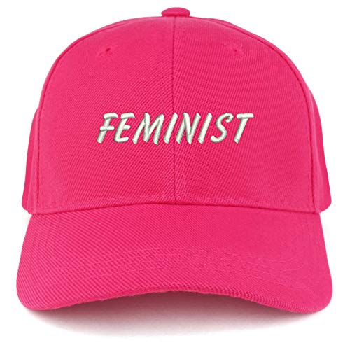 Trendy Apparel Shop Feminist Embroidered Youth Size Kids Structured Baseball Cap