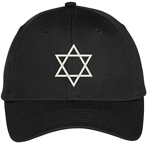 Trendy Apparel Shop Jewish Star of David Symbol Embroidered Baseball Cap