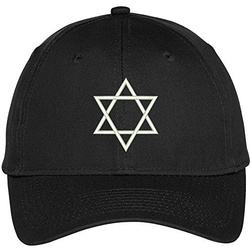 Trendy Apparel Shop Jewish Star of David Symbol Embroidered Baseball Cap