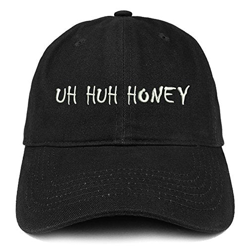Trendy Apparel Shop Huh Honey Embroidered Brushed Cotton Adjustable Cap
