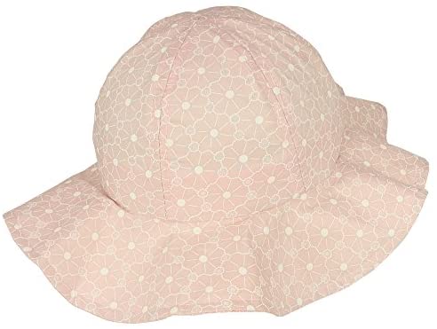 Trendy Apparel Shop Floral Pattern Printed Infant Bucket Hat with Chin Strap