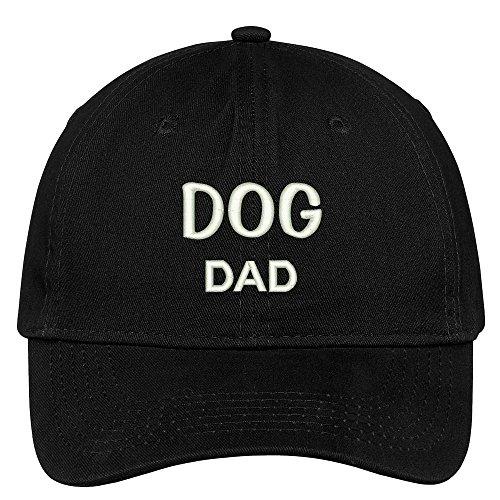 Trendy Apparel Shop Dog Dad Embroidered Low Profile Deluxe Cotton Cap Dad Hat