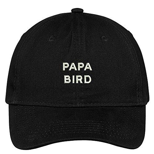 Trendy Apparel Shop Papa Bird Embroidered Soft Brushed Cotton Low Profile Cap