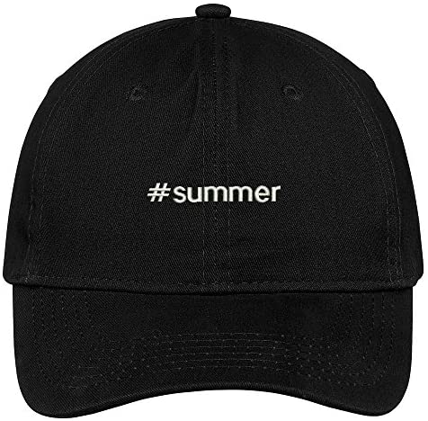 Trendy Apparel Shop Hashtag #Summer Embroidered Low Profile Soft Cotton Brushed Baseball Cap