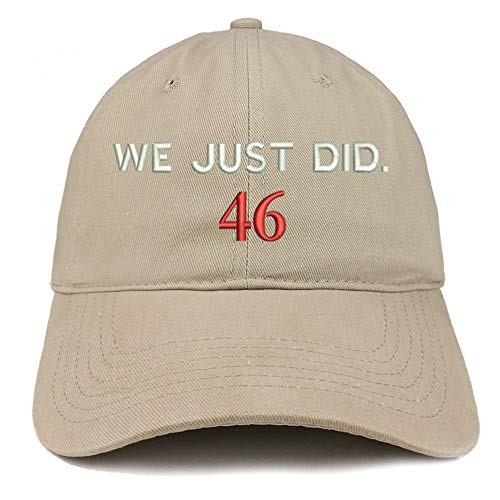 Trendy Apparel Shop We Just Did 46 President 2020 Celebration Brushed Cotton Cap