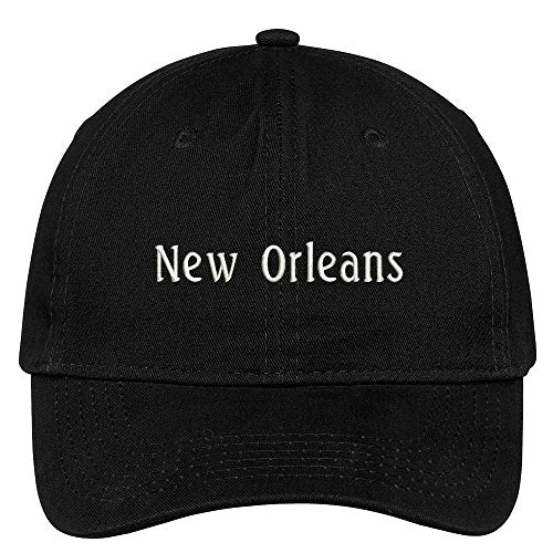 Trendy Apparel Shop New Orleans City Embroidered Low Profile 100% Cotton Adjustable Cap