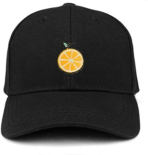 Trendy Apparel Shop Orange Patch Structured Youth Baseball Cap