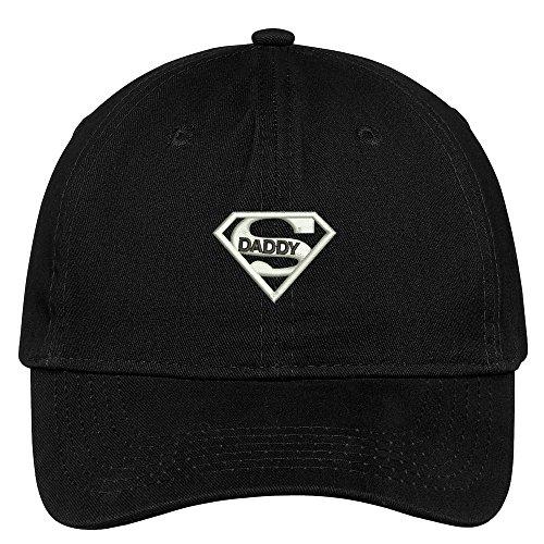 Trendy Apparel Shop Super Daddy Embroidered Soft Low Profile Cotton Cap Dad Hat
