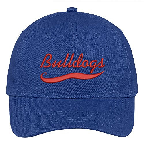 Trendy Apparel Shop Bulldogs Embroidered Low Profile Soft Cotton Brushed Cap