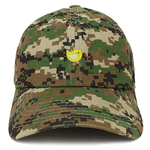 Trendy Apparel Shop Chick Embroidered Soft Crown 100% Brushed Cotton Cap