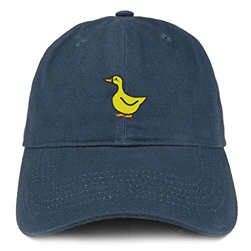 Trendy Apparel Shop Quack Embroidered Unstructured Cotton Dad Hat