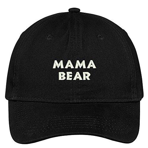 Trendy Apparel Shop Mama Bear Embroidered 100% Cotton Adjustable Cap
