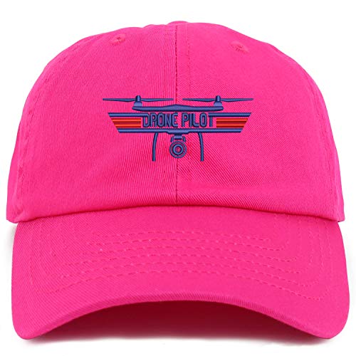 Trendy Apparel Shop Youth Drone Top Gun Pilot Soft Crown Baseball Cap