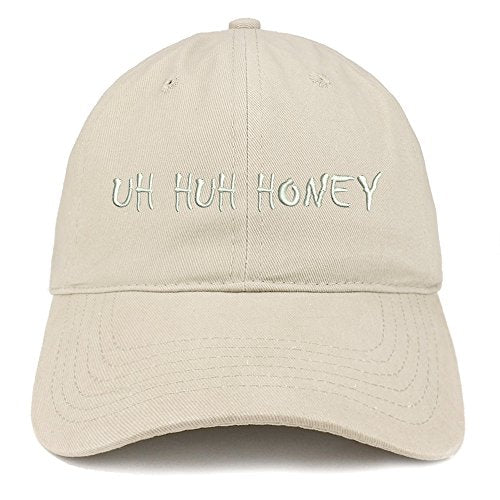 Trendy Apparel Shop Huh Honey Embroidered Brushed Cotton Adjustable Cap