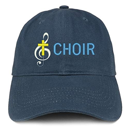 Trendy Apparel Shop Choir Embroidered Soft Crown 100% Brushed Cotton Cap