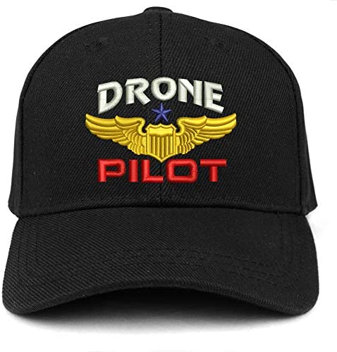 Trendy Apparel Shop Drone Operator Pilot Embroidered Youth Size Kids Structured Baseball Cap