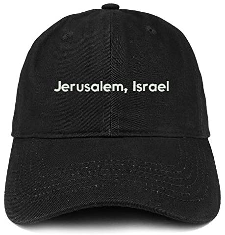 Trendy Apparel Shop Jerusalem Israel Embroidered Cotton Unstructured Dad Hat