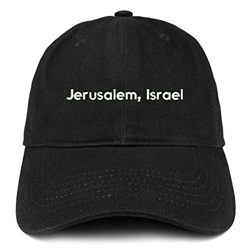 Trendy Apparel Shop Jerusalem Israel Embroidered Cotton Unstructured Dad Hat