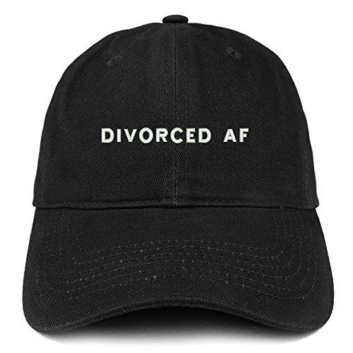 Trendy Apparel Shop Divorced AF Embroidered Soft Cotton Dad Hat