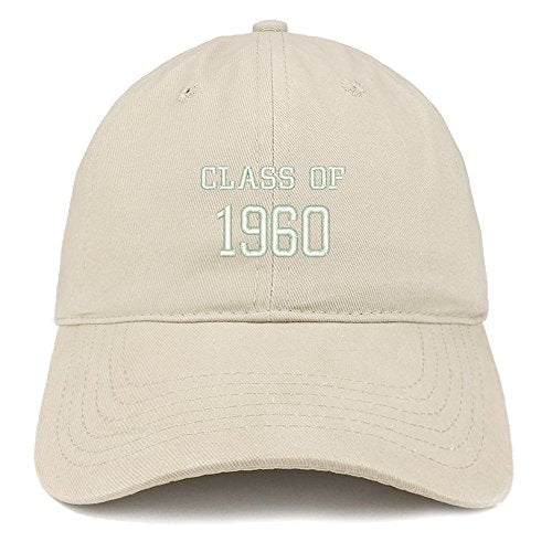 Trendy Apparel Shop Class of 1960 Embroidered Reunion Brushed Cotton Baseball Cap