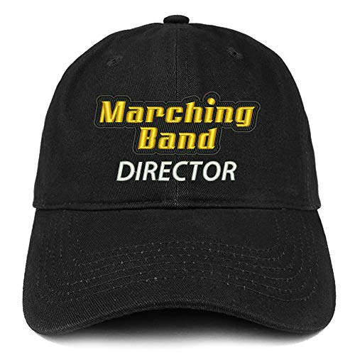 Trendy Apparel Shop Marching Band Director Embroidered Soft Crown 100% Brushed Cotton Cap