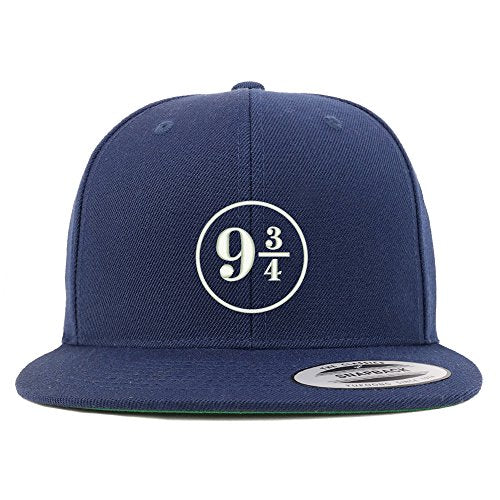 Trendy Apparel Shop Harry Platform Embroidered Flat Bill Snapback Baseball Cap