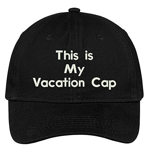Trendy Apparel Shop Vacation Cap Embroidered Brushed 100% Cotton Baseball Cap