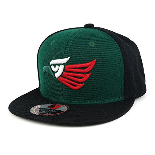 Trendy Apparel Shop Hecho En Mexico Kids 3D Eagle Embroidered Logo Flatbill Snapback Cap