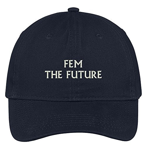 Trendy Apparel Shop Fem The Future Embroidered 100% Quality Brushed Cotton Baseball Cap