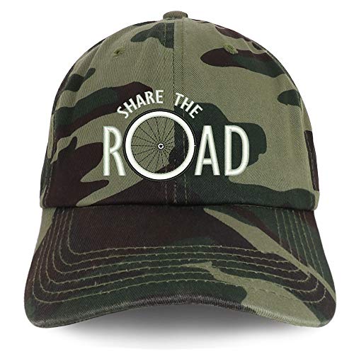 Trendy Apparel Shop Share The Road Embroidered Unstructured Cotton Dad Hat